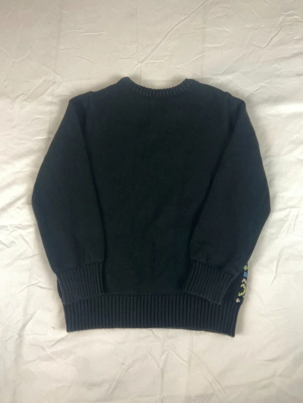 OshKosh B'gosh Kids Christmas Sweater | Size 7 | Black | Christmas Is Loading